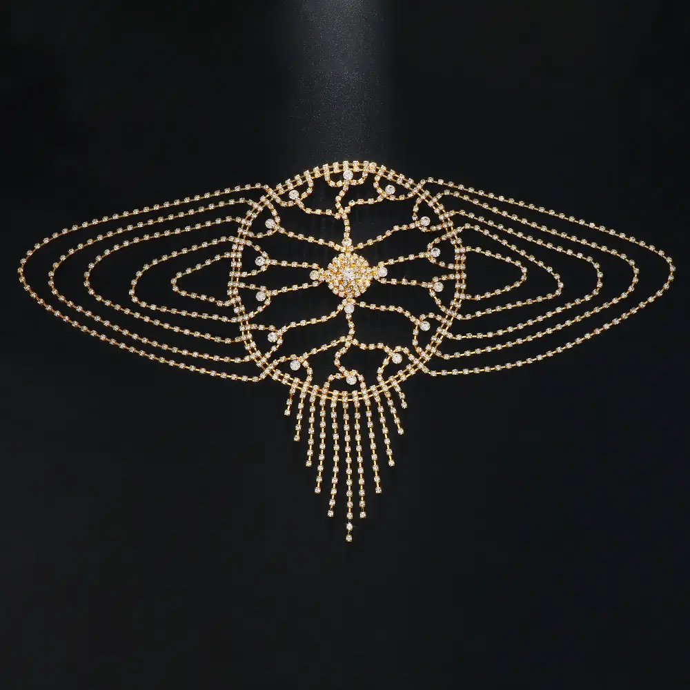 Luxury Multi-Layer Tassel Hair Chain for Women - Image 2
