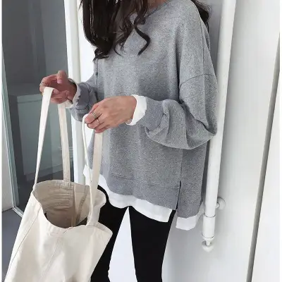 2024 Women's Maroon Casual Sweatshirt Set Large - Image 7