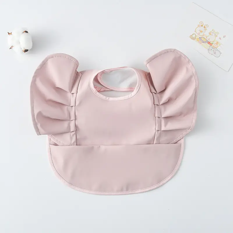 Sweden Retro-Dressing Baby Eating Bib Angel Wings Design - Image 126