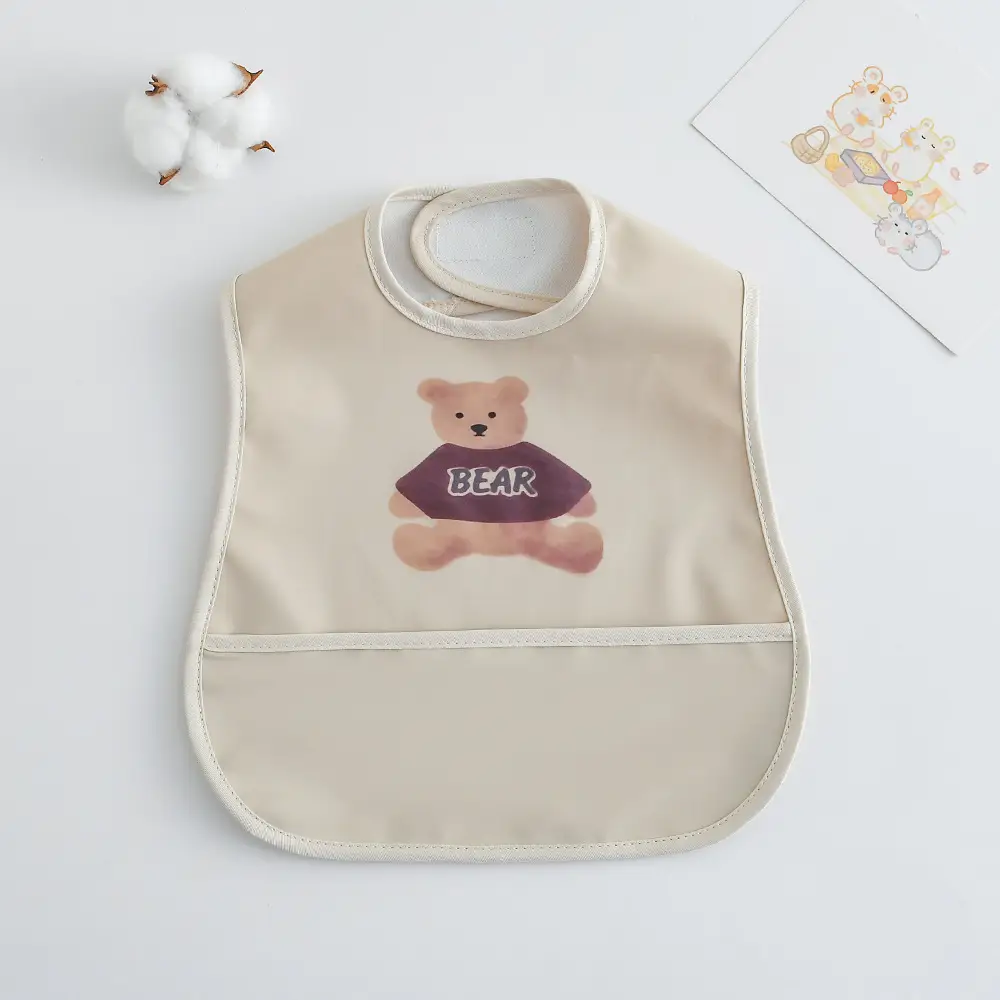 Sweden Retro-Dressing Baby Eating Bib Angel Wings Design - Image 141