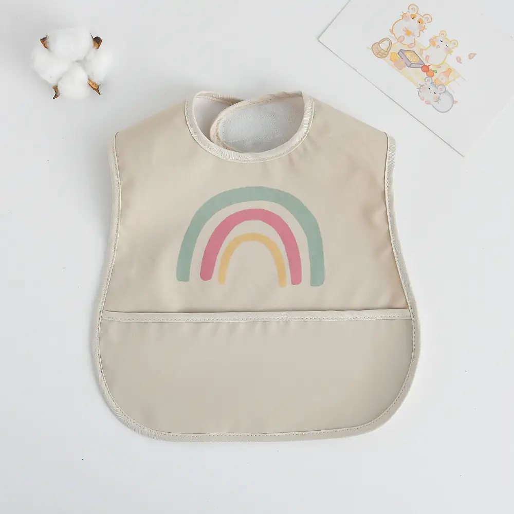 Sweden Retro-Dressing Baby Eating Bib Angel Wings Design - Image 159