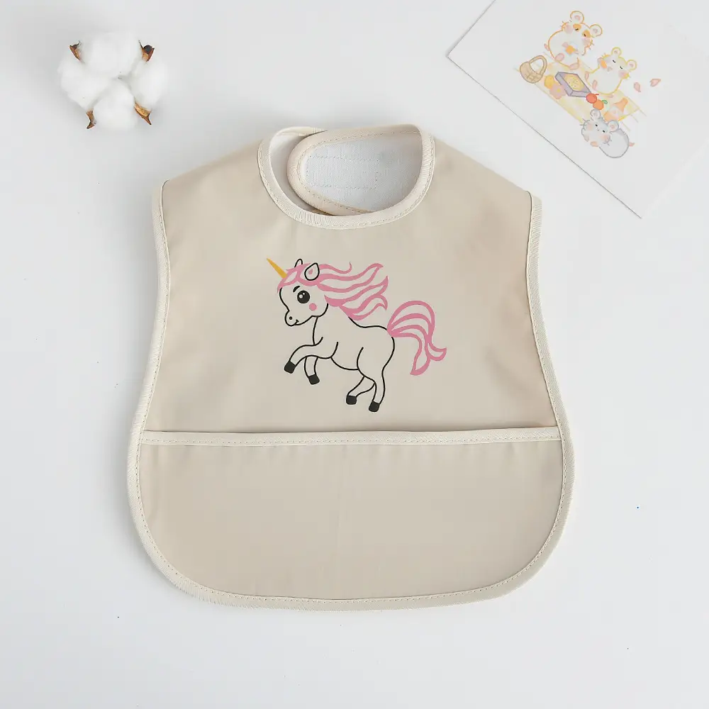 Sweden Retro-Dressing Baby Eating Bib Angel Wings Design - Image 160