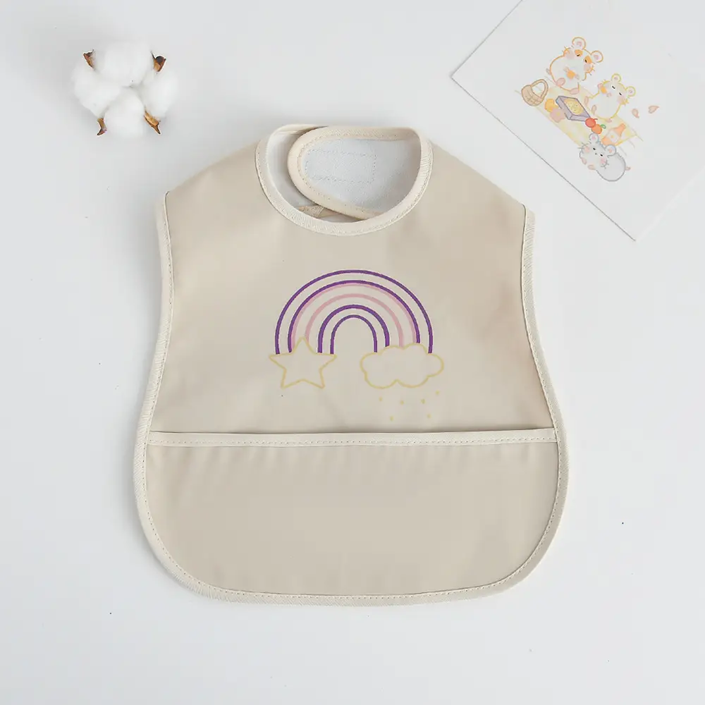 Sweden Retro-Dressing Baby Eating Bib Angel Wings Design - Image 161