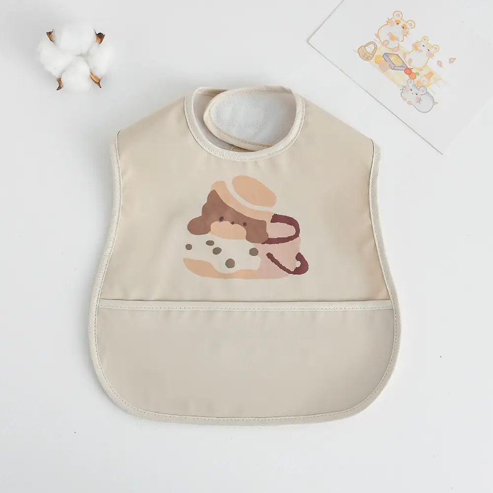 Sweden Retro-Dressing Baby Eating Bib Angel Wings Design - Image 162