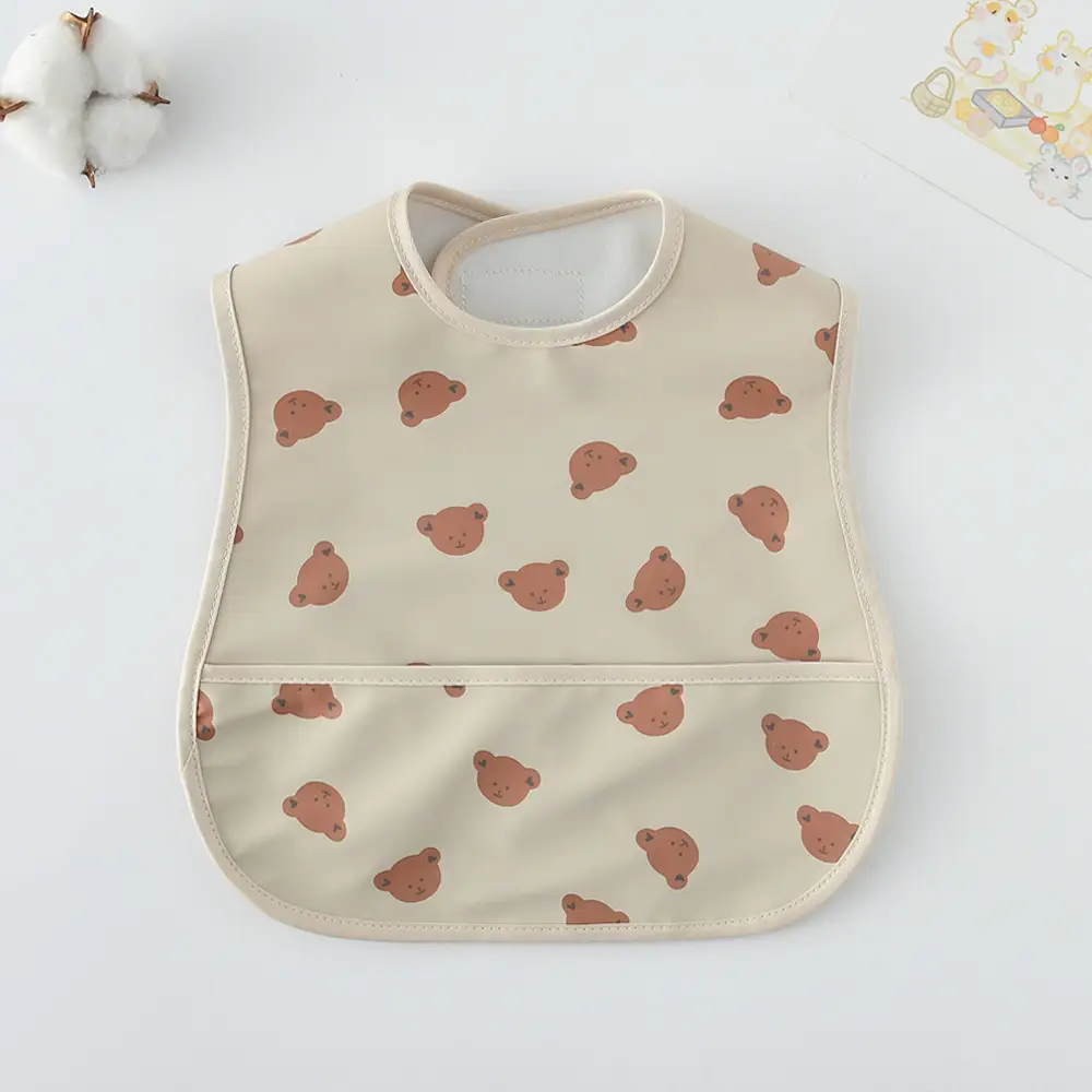 Sweden Retro-Dressing Baby Eating Bib Angel Wings Design - Image 166