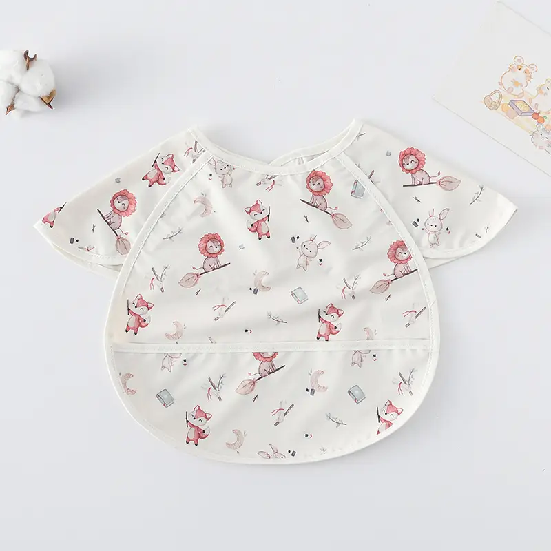 Sweden Retro-Dressing Baby Eating Bib Angel Wings Design - Image 180