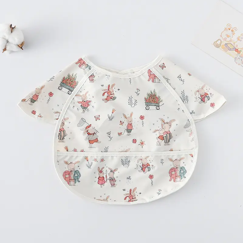 Sweden Retro-Dressing Baby Eating Bib Angel Wings Design - Image 182