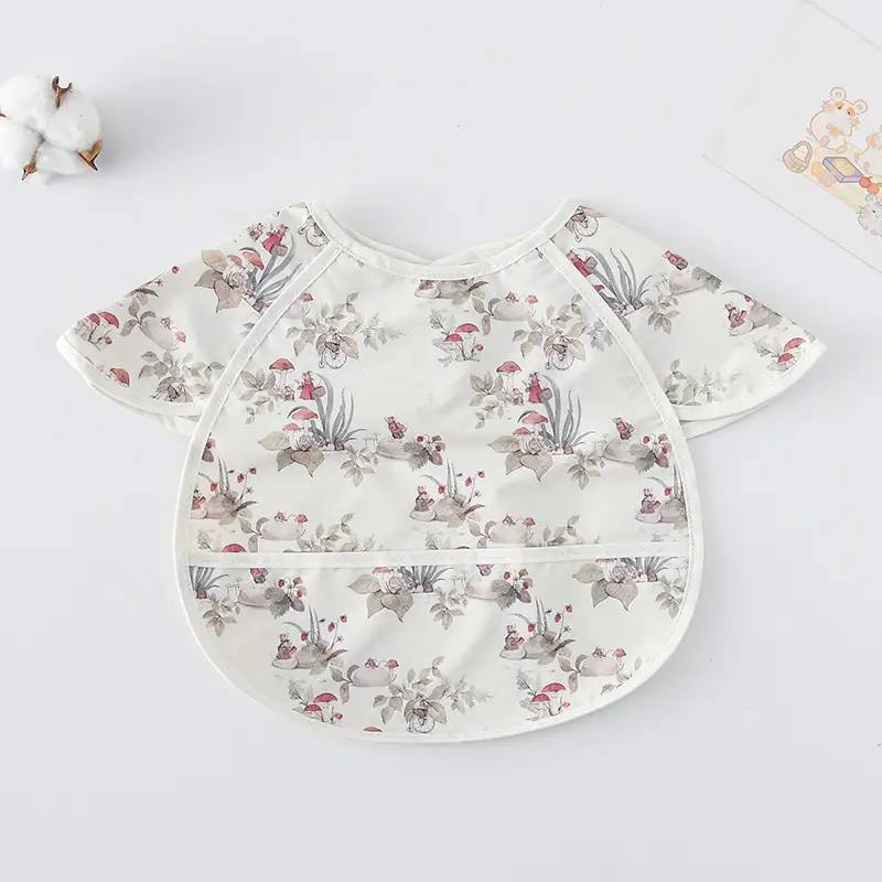 Sweden Retro-Dressing Baby Eating Bib Angel Wings Design - Image 183