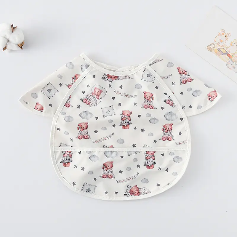Sweden Retro-Dressing Baby Eating Bib Angel Wings Design - Image 184