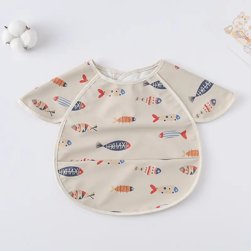 Sweden Retro-Dressing Baby Eating Bib Angel Wings Design - Image 193