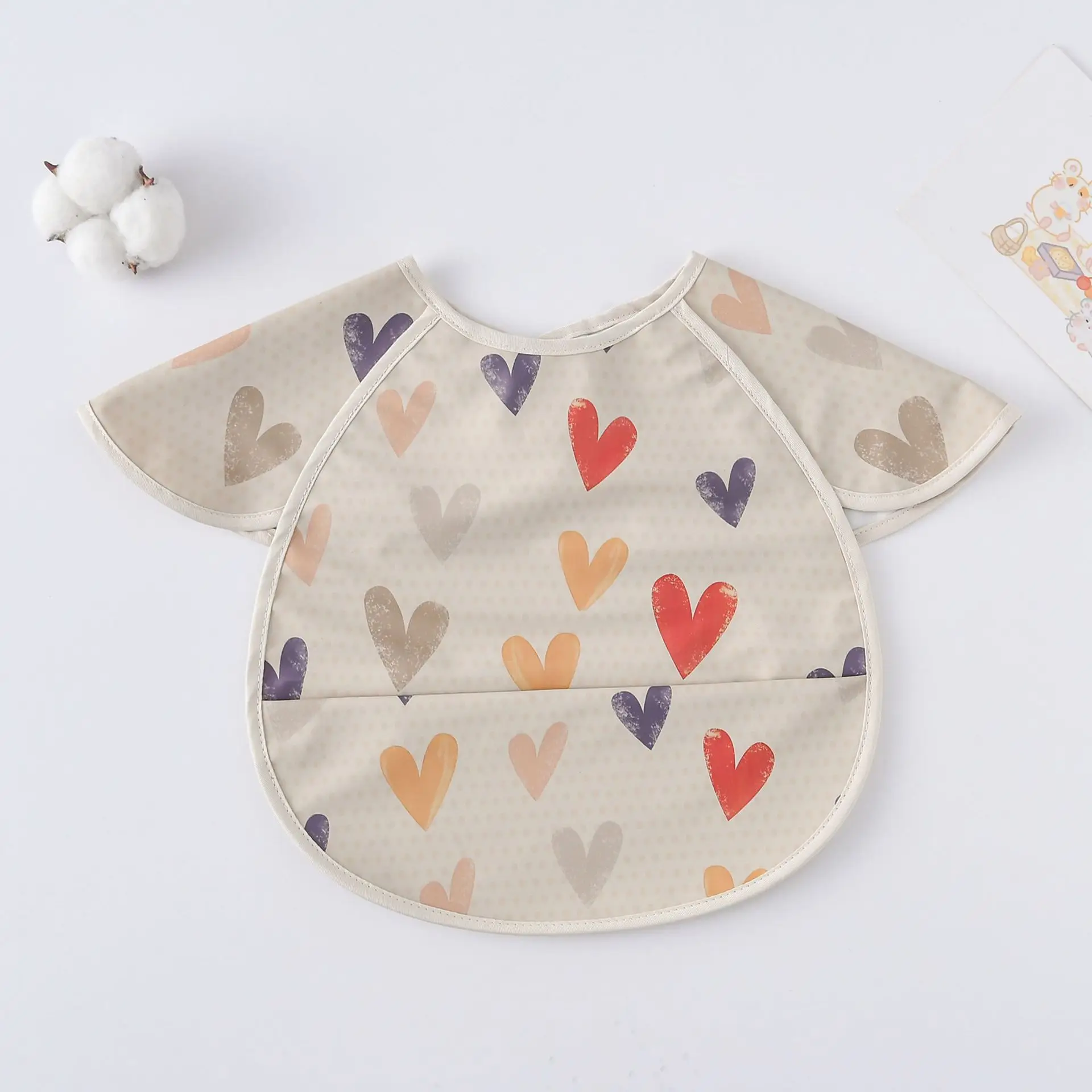 Sweden Retro-Dressing Baby Eating Bib Angel Wings Design - Image 194