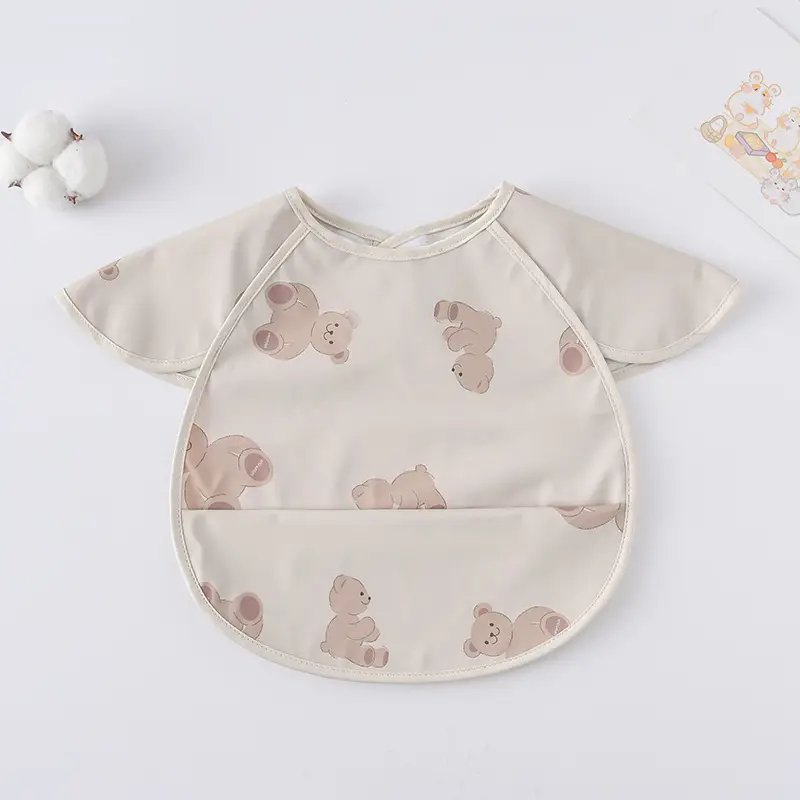 Sweden Retro-Dressing Baby Eating Bib Angel Wings Design - Image 197