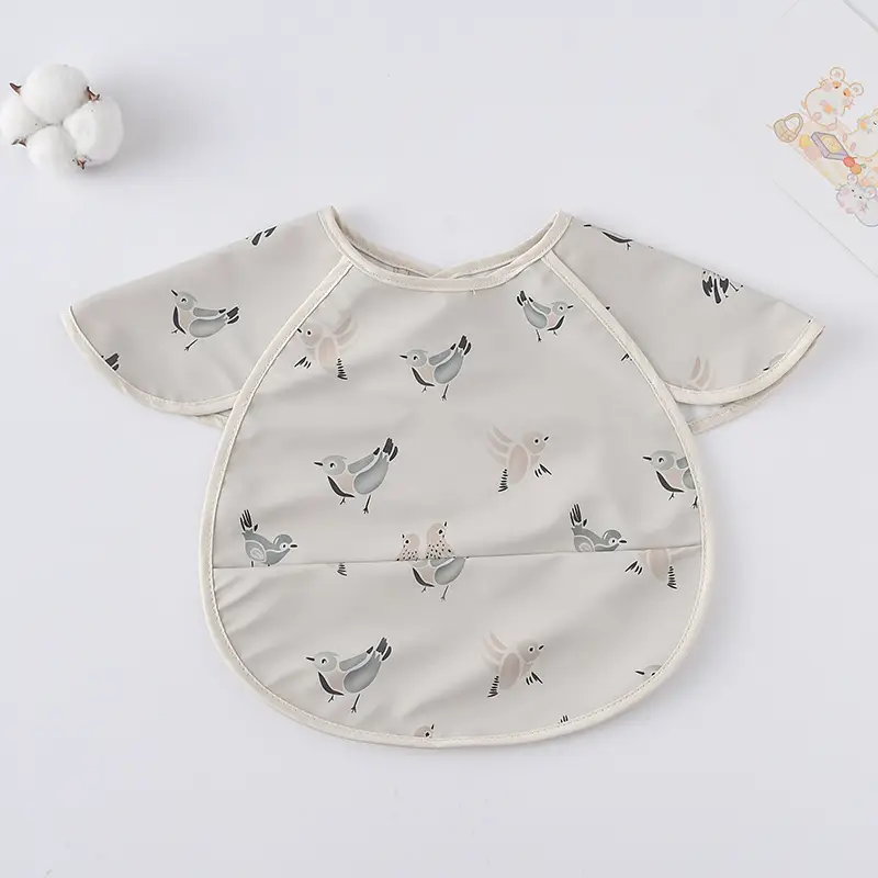 Sweden Retro-Dressing Baby Eating Bib Angel Wings Design - Image 200