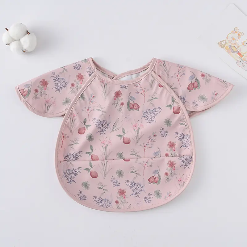 Sweden Retro-Dressing Baby Eating Bib Angel Wings Design - Image 202