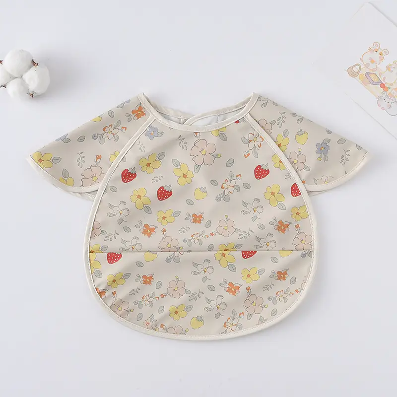 Sweden Retro-Dressing Baby Eating Bib Angel Wings Design - Image 207