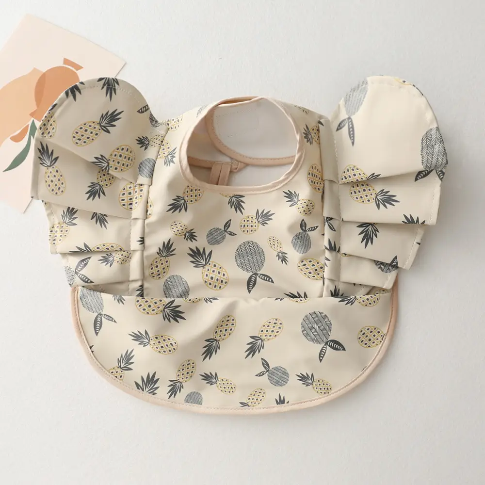 Sweden Retro-Dressing Baby Eating Bib Angel Wings Design - Image 21