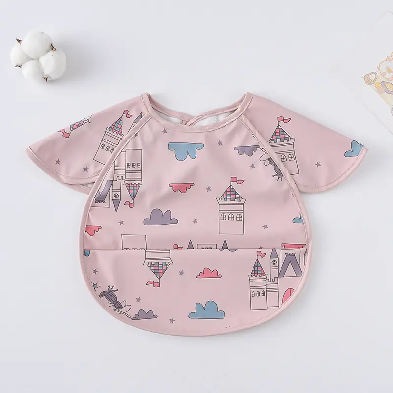 Sweden Retro-Dressing Baby Eating Bib Angel Wings Design - Image 208