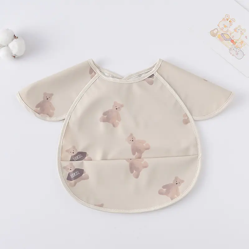 Sweden Retro-Dressing Baby Eating Bib Angel Wings Design - Image 212