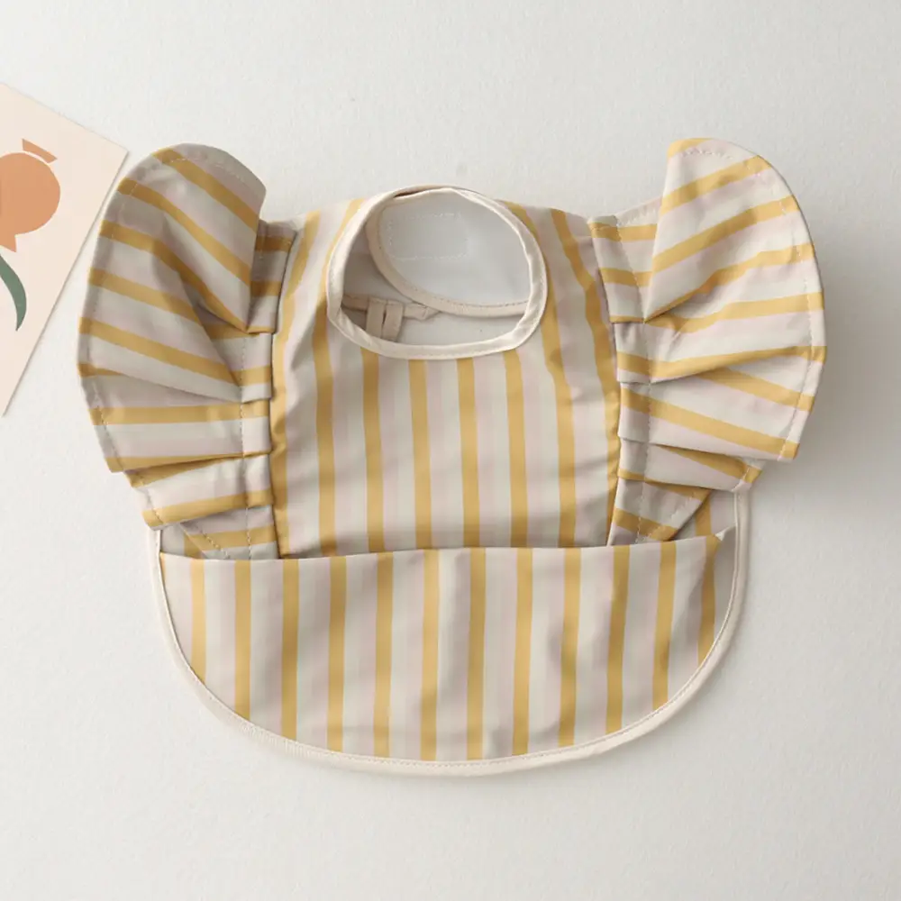 Sweden Retro-Dressing Baby Eating Bib Angel Wings Design - Image 24