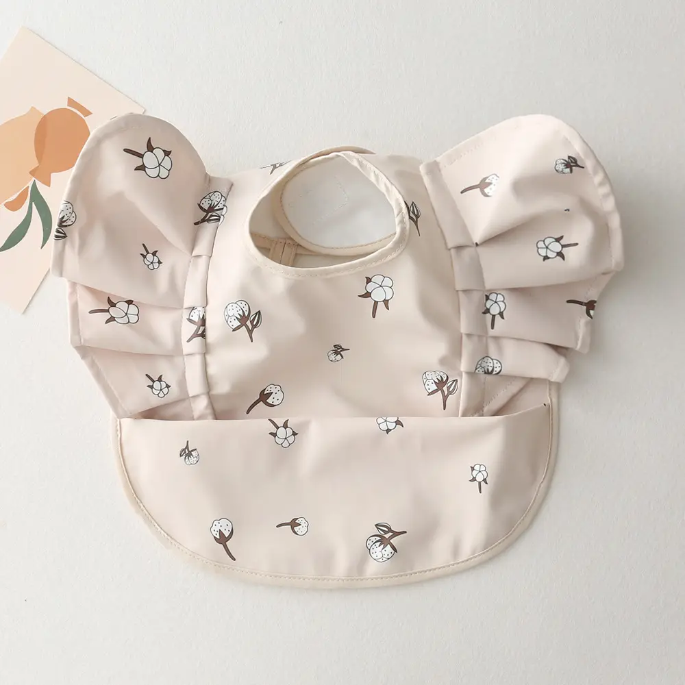 Sweden Retro-Dressing Baby Eating Bib Angel Wings Design - Image 26