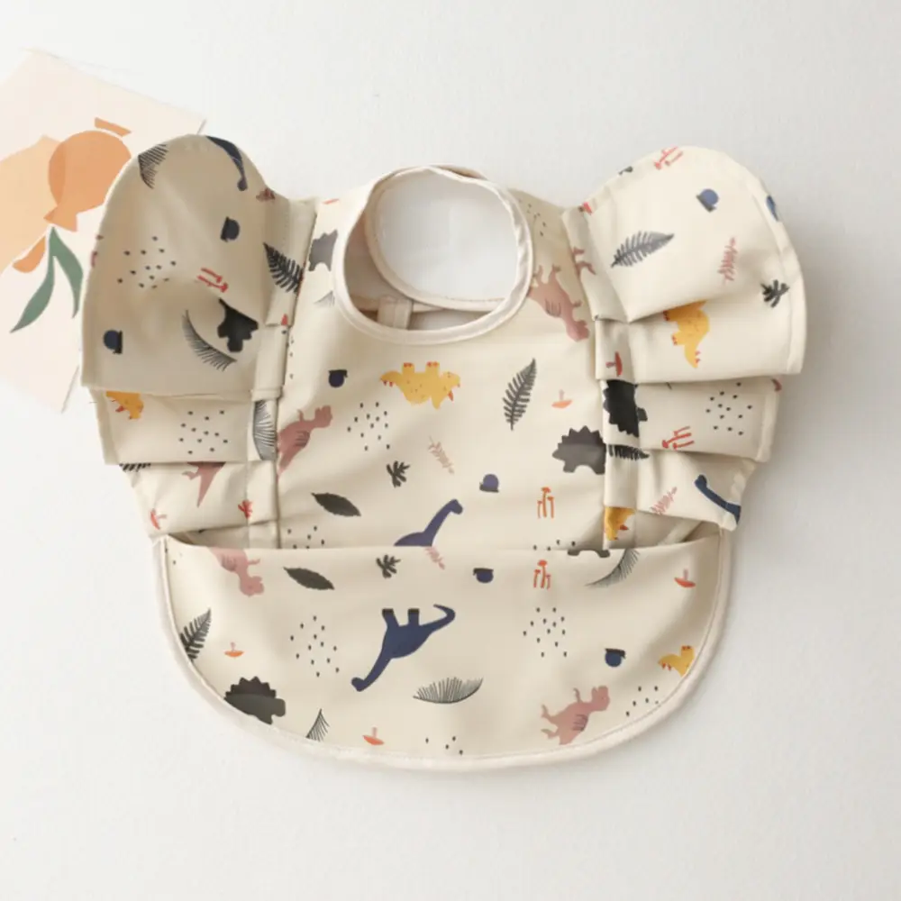 Sweden Retro-Dressing Baby Eating Bib Angel Wings Design - Image 29