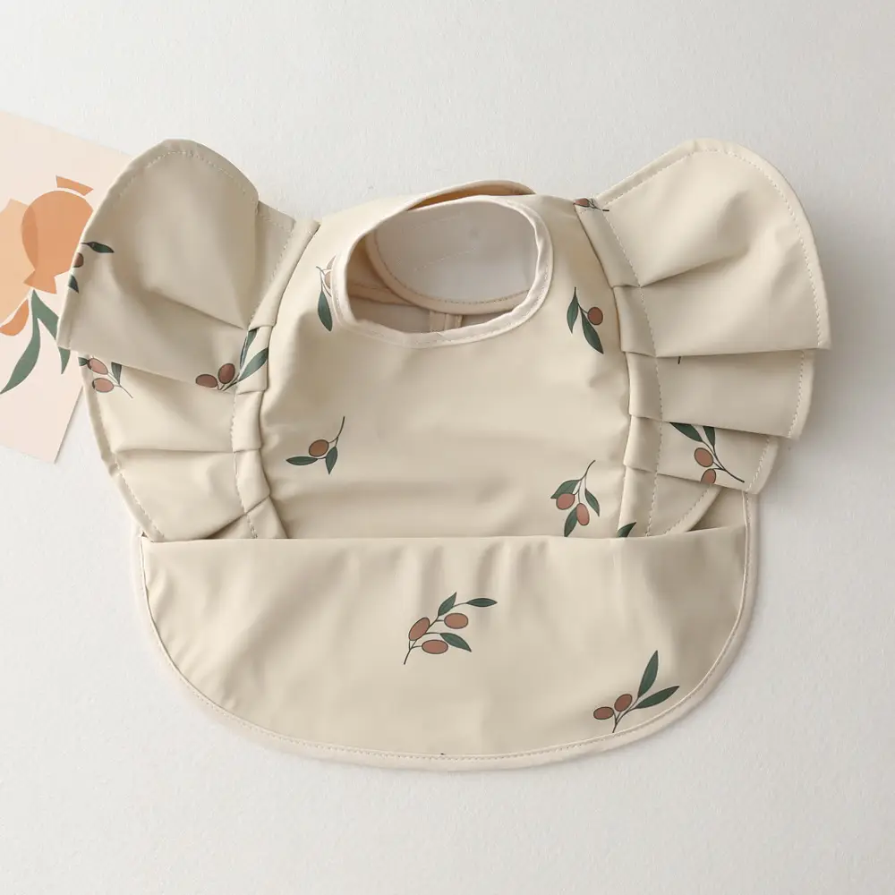 Sweden Retro-Dressing Baby Eating Bib Angel Wings Design - Image 30