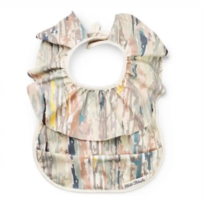 Sweden Retro-Dressing Baby Eating Bib Angel Wings Design - Image 4
