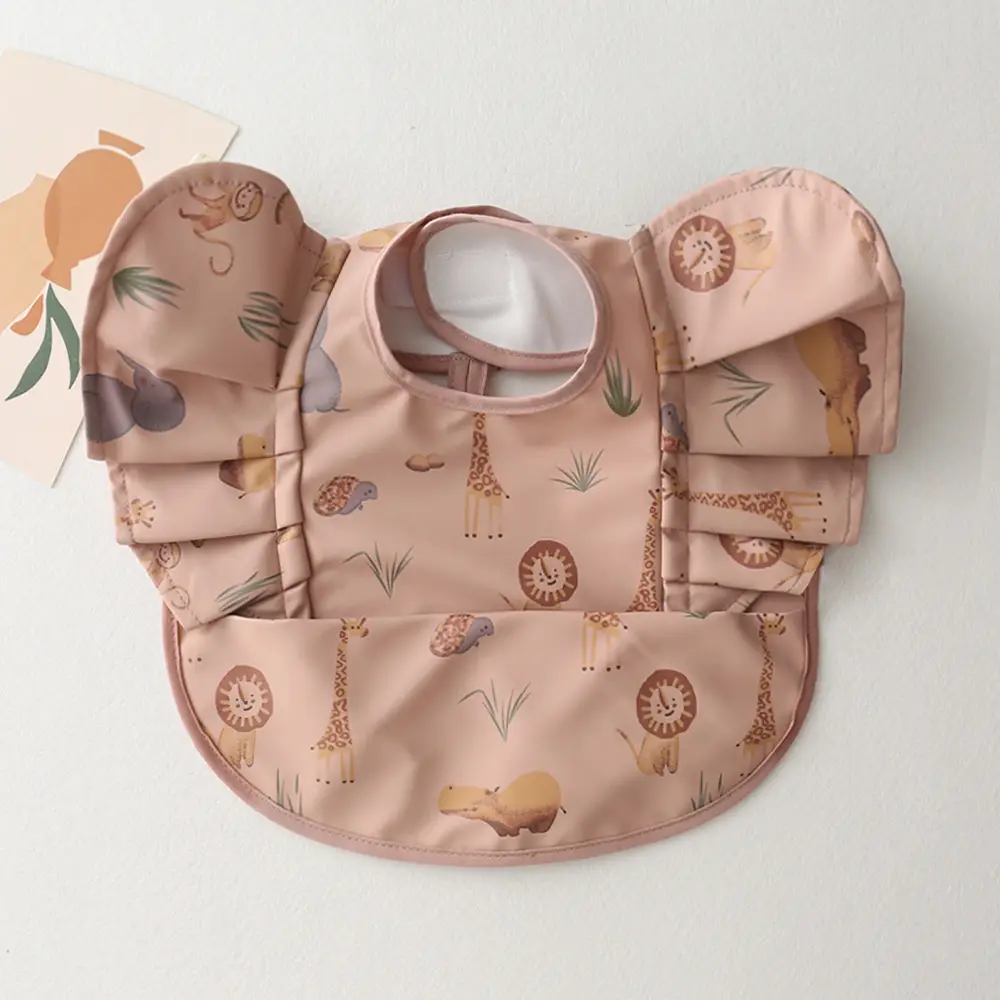 Sweden Retro-Dressing Baby Eating Bib Angel Wings Design - Image 39