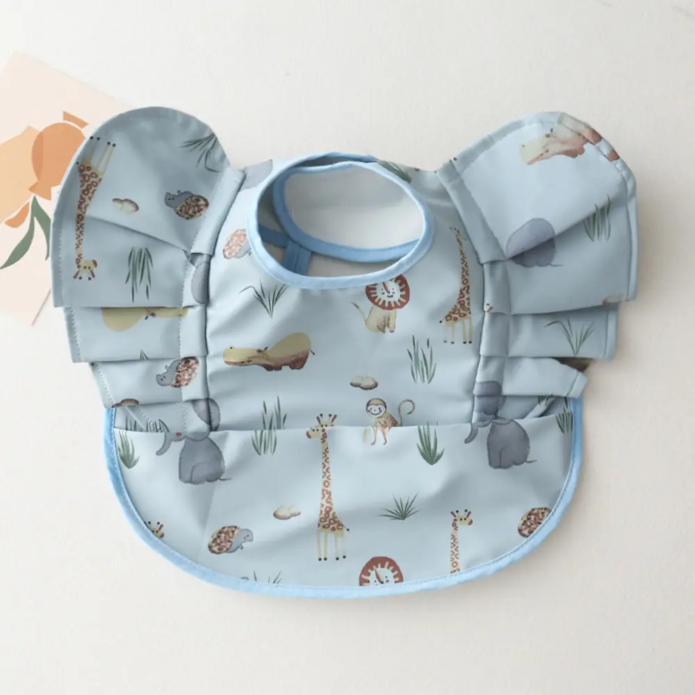 Sweden Retro-Dressing Baby Eating Bib Angel Wings Design - Image 40