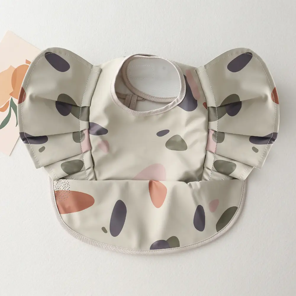 Sweden Retro-Dressing Baby Eating Bib Angel Wings Design - Image 46