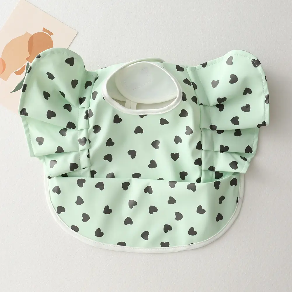 Sweden Retro-Dressing Baby Eating Bib Angel Wings Design - Image 51