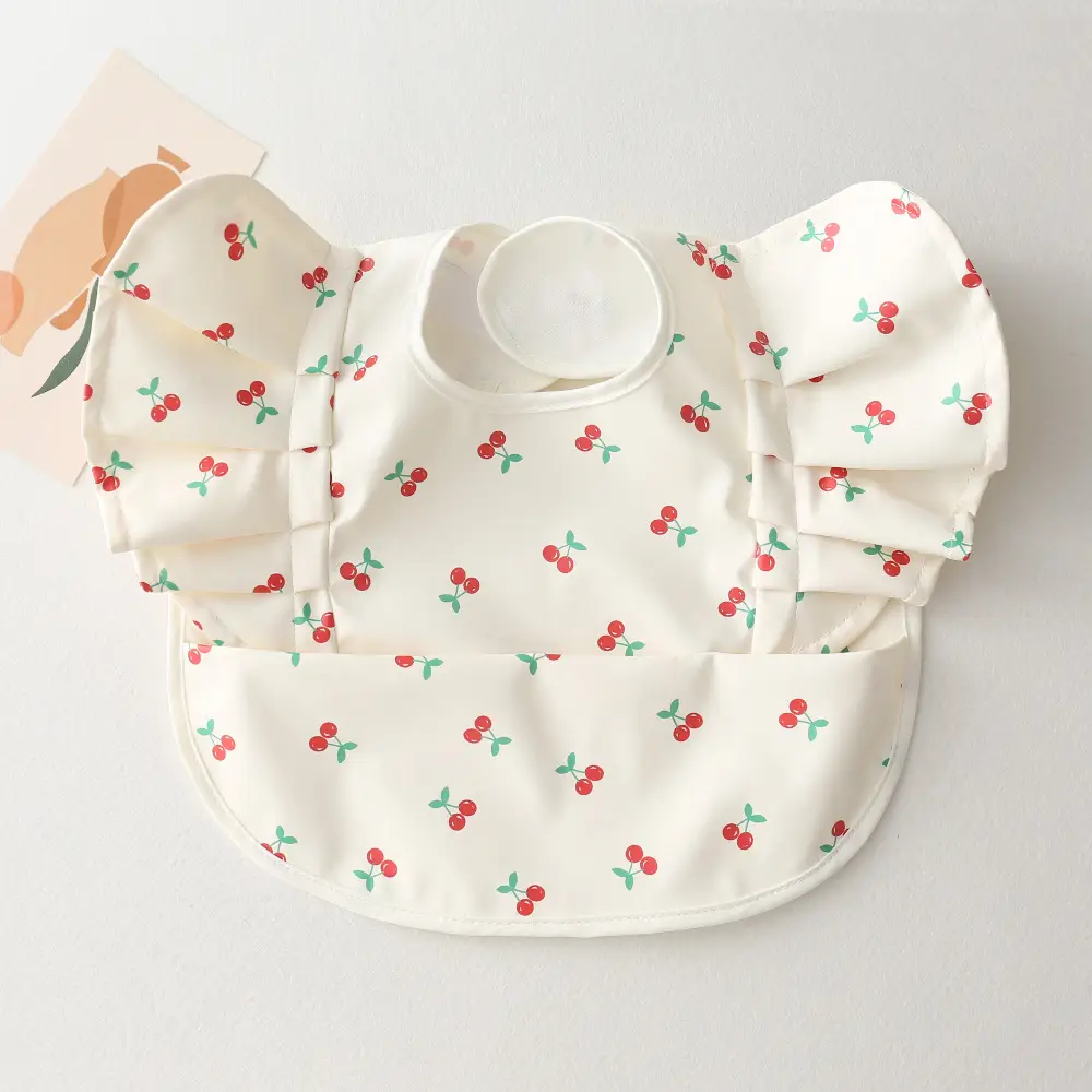 Sweden Retro-Dressing Baby Eating Bib Angel Wings Design - Image 52