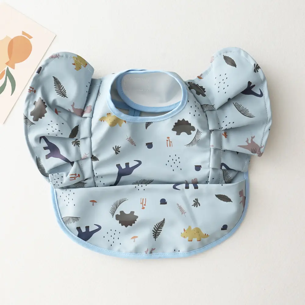Sweden Retro-Dressing Baby Eating Bib Angel Wings Design - Image 58