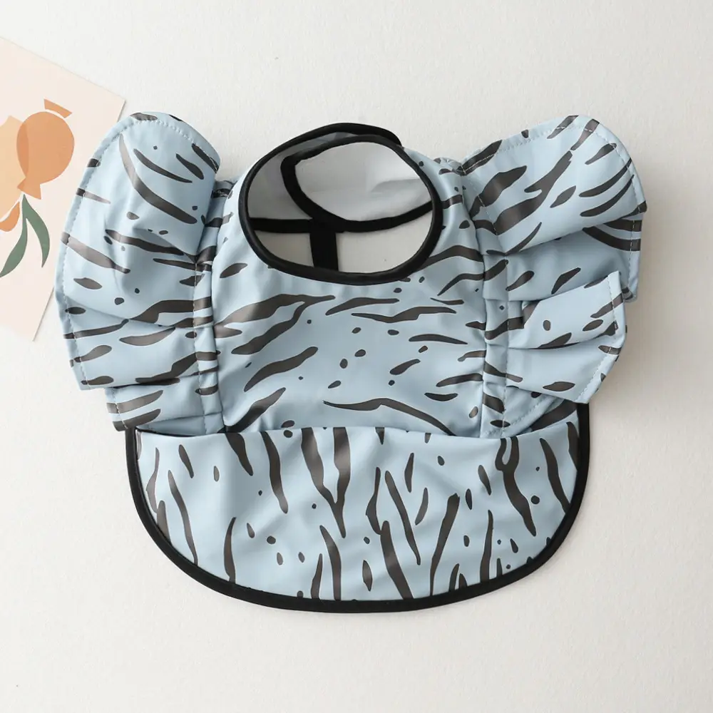 Sweden Retro-Dressing Baby Eating Bib Angel Wings Design - Image 63
