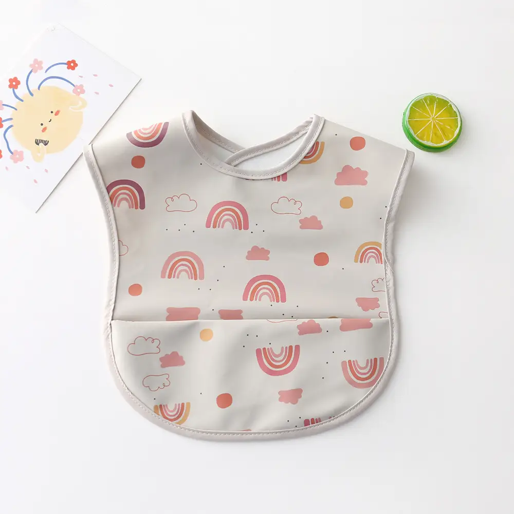 Sweden Retro-Dressing Baby Eating Bib Angel Wings Design - Image 73