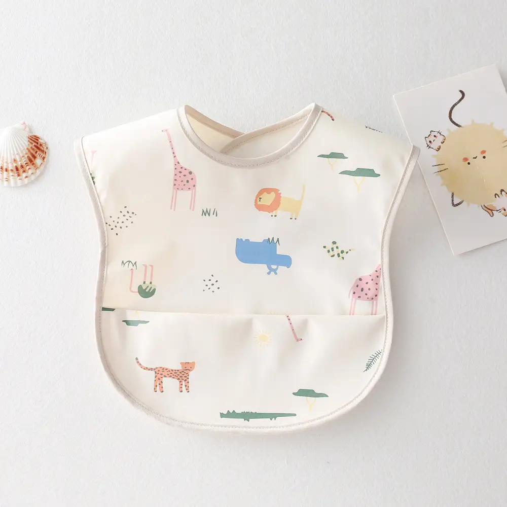 Sweden Retro-Dressing Baby Eating Bib Angel Wings Design - Image 77