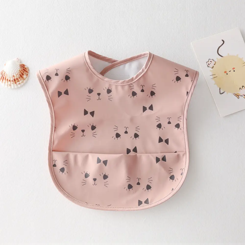 Sweden Retro-Dressing Baby Eating Bib Angel Wings Design - Image 78