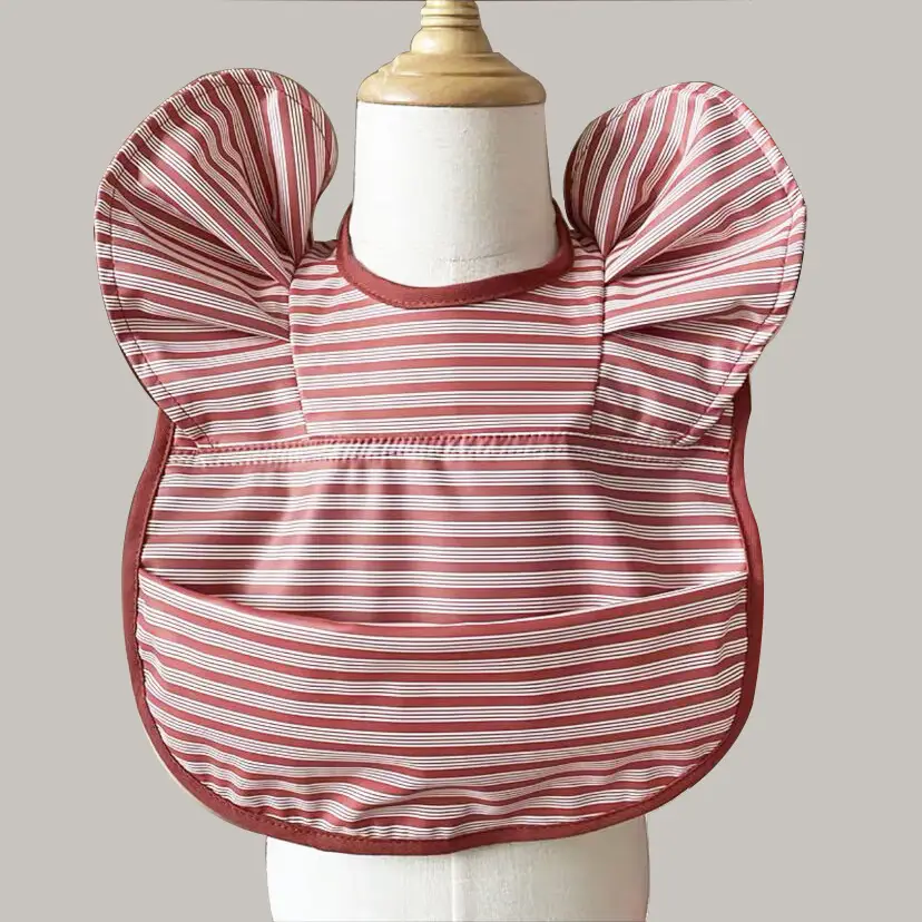 Sweden Retro-Dressing Baby Eating Bib Angel Wings Design - Image 9