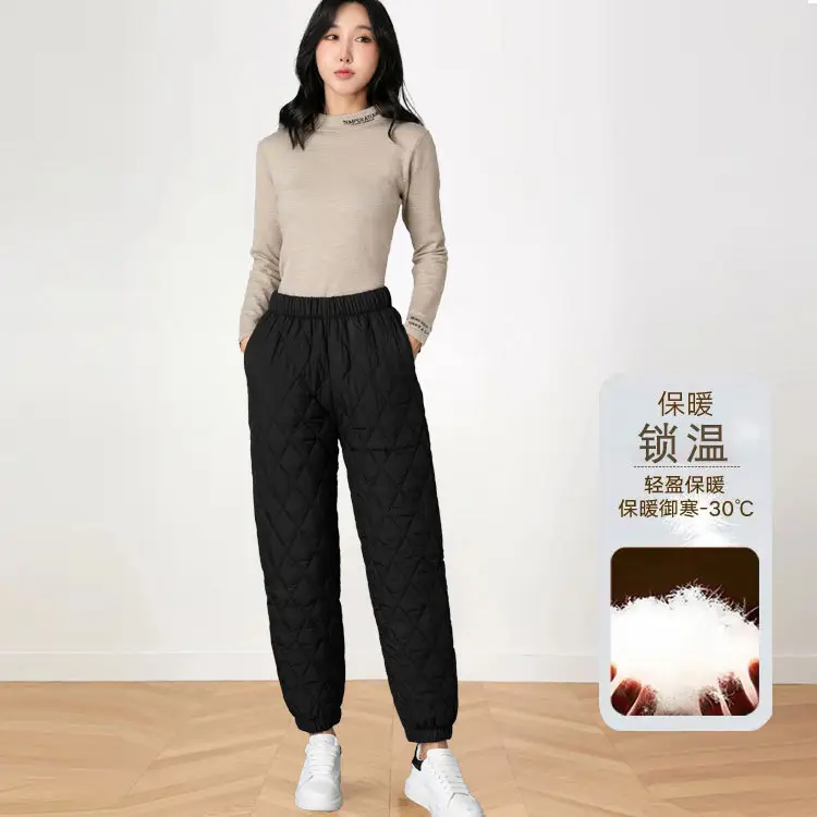 Women's Warm Cotton Leggings Large Winter Outerwear - Image 2