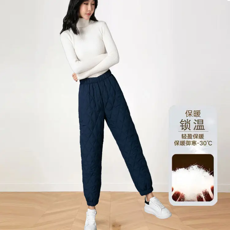 Women's Warm Cotton Leggings Large Winter Outerwear - Image 4