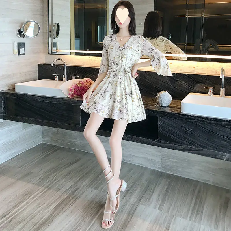 Mid-Short Floral Skirt Dress for Small People 2025 - Image 6