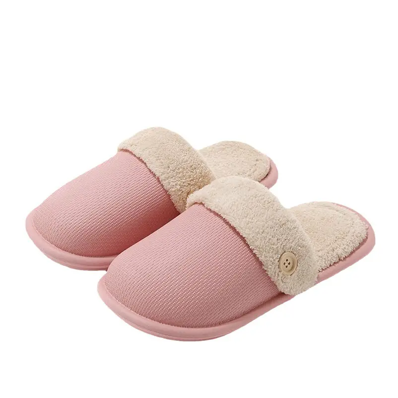 Women Cotton Slippers Green Plush Maternity Warm Winter - Image 31