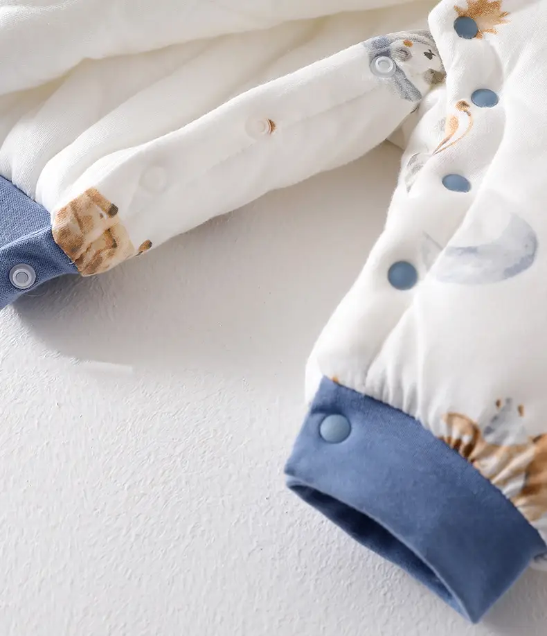 Newborn Baby Cotton Jumpsuit with Car Print — feature 12