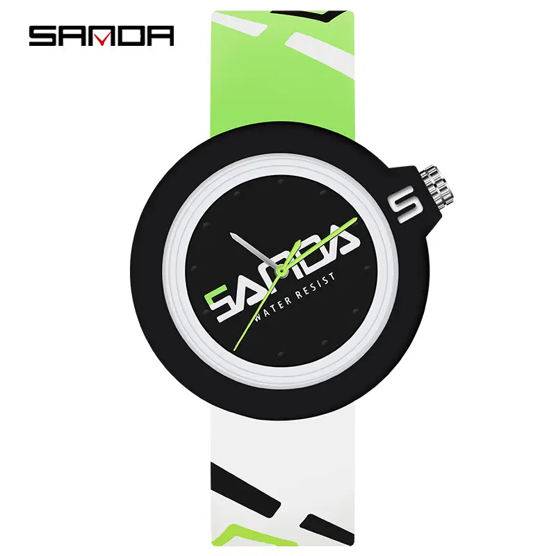 Sanda male and female students quartz watch fashion waterproof watch couple outdoor sports electronic watch factory direct supply - Image 3