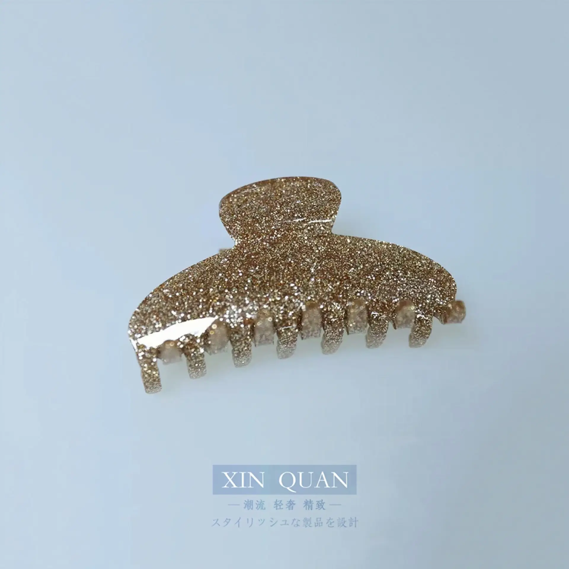 Retro Fashion Hair Clip Shiny Onion Pink — feature 12
