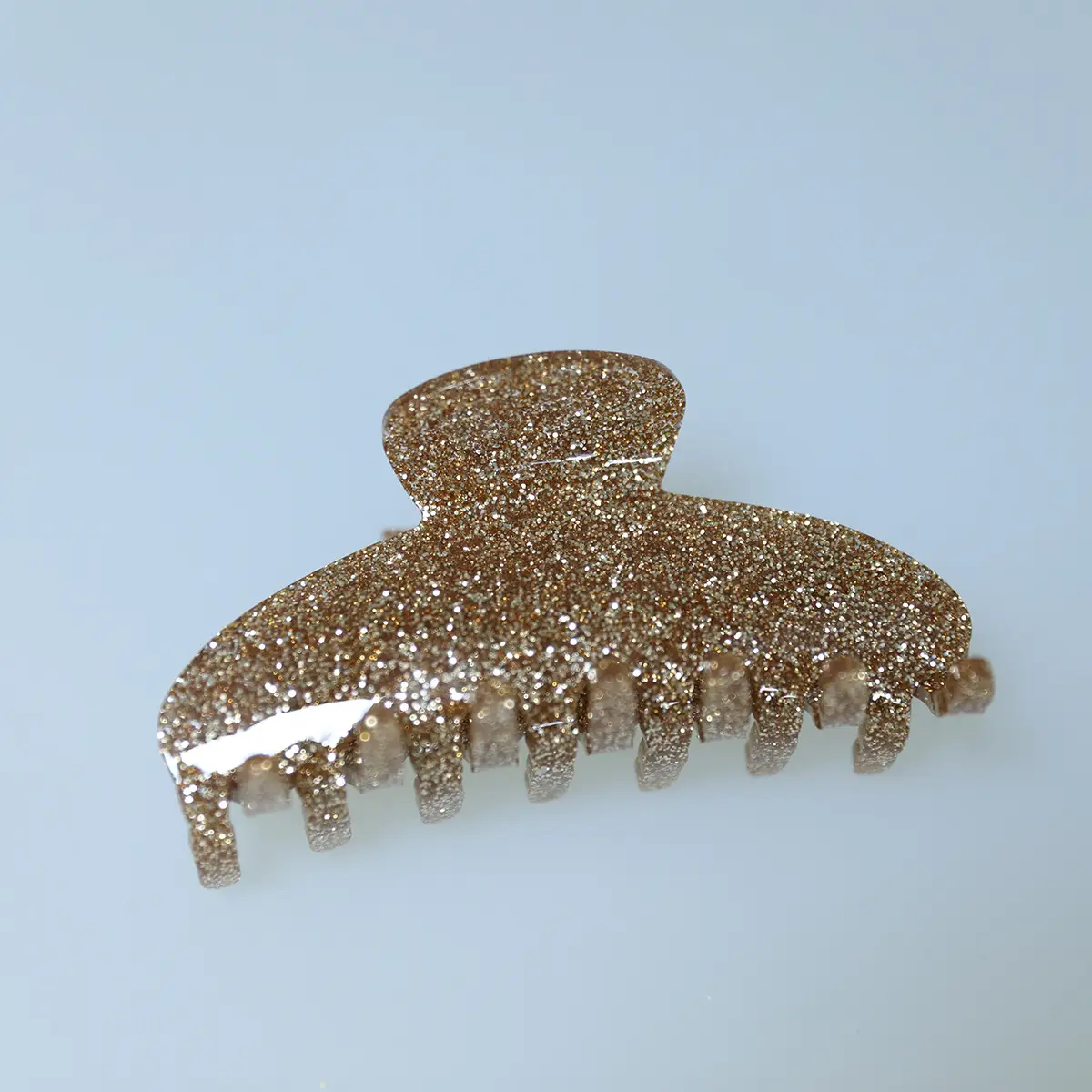 Retro Fashion Hair Clip Shiny Onion Pink - Image 2