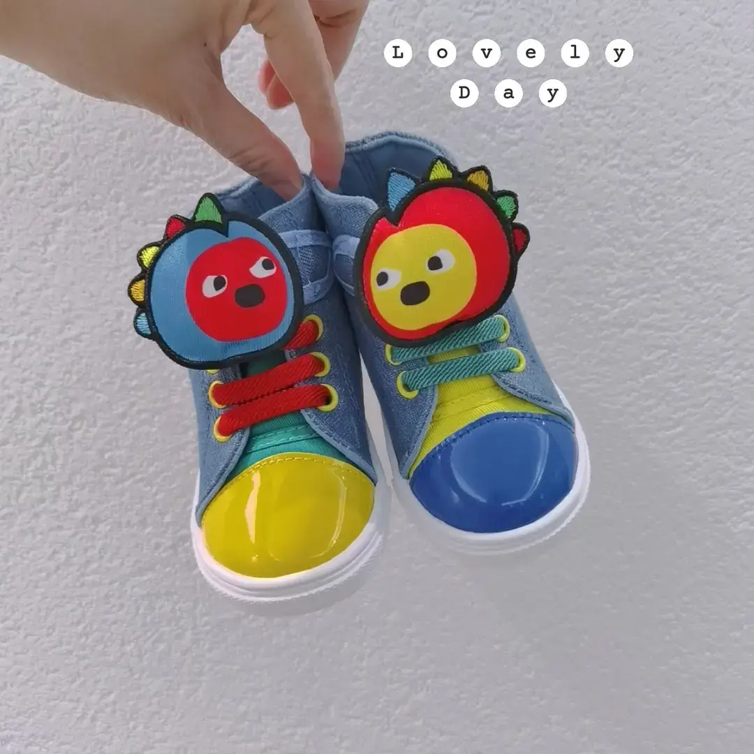 New Dinosaur Shoes Baby Toddler Shoes Children's Shoes Non-slip Soft Sole 1-3 Years Old Baby Shoes Men's and Women's Children's Shoes