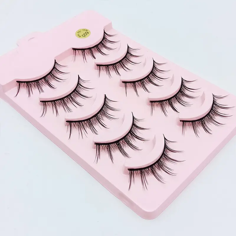 False Eyelashes 009 Pack for Natural Nude Makeup - Image 5