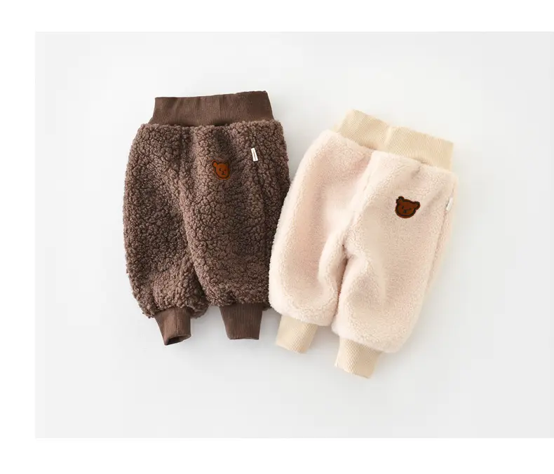 2024 Winter Baby Leg Panties Cartoon Rhombus Plaid Thickened Butt-Covering Pants — feature 39