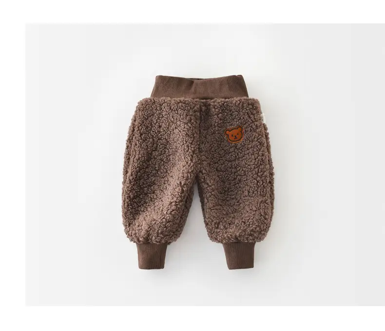 2024 Winter Baby Leg Panties Cartoon Rhombus Plaid Thickened Butt-Covering Pants — feature 47